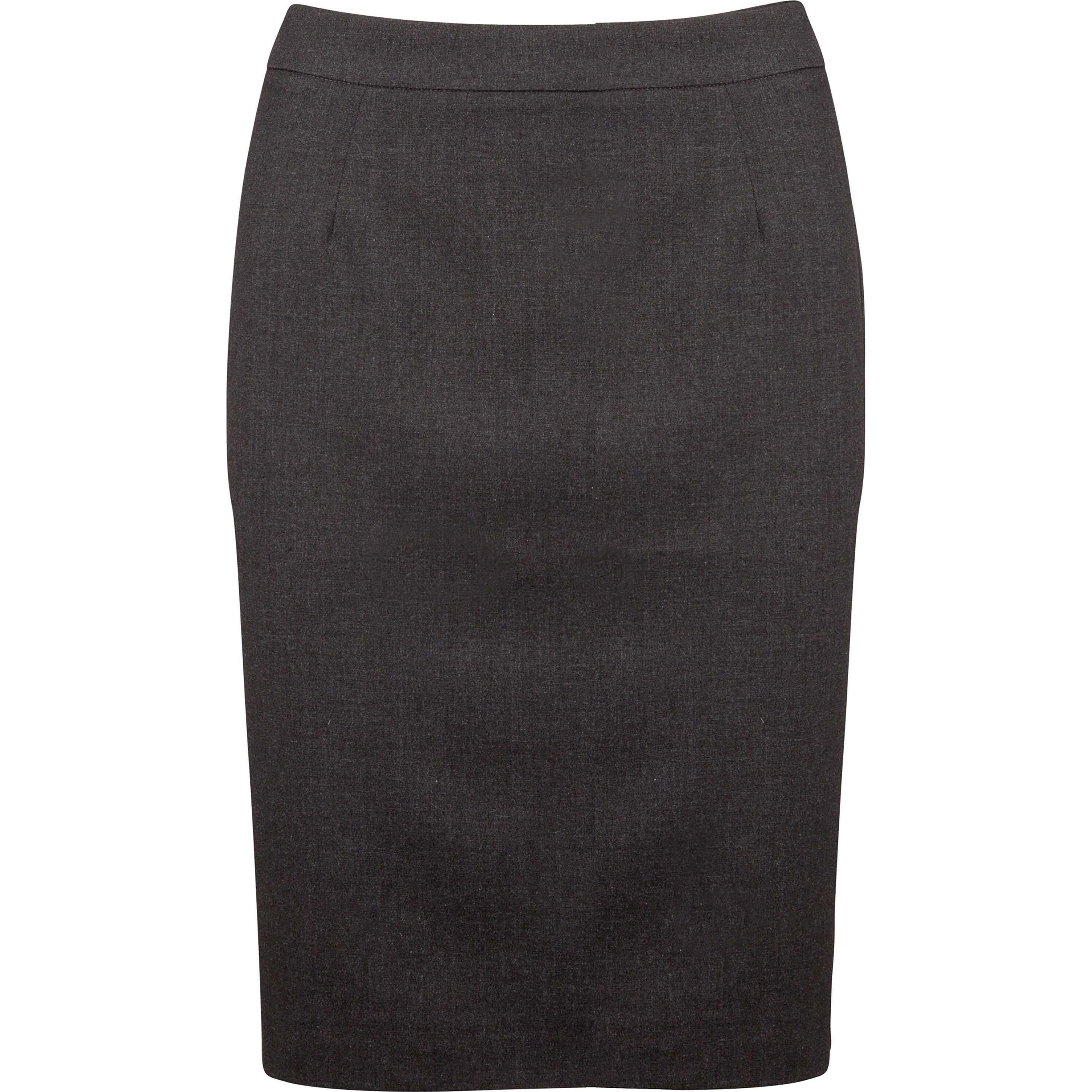 Kariban, Damen, Röcke, damen-rock droite, Grau, (40)