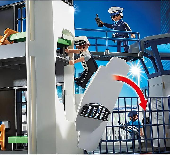 Productafbeelding Playmobil Intl. politiecommandocentrum met gevangenis (6872, Playmobil Stad Actie)