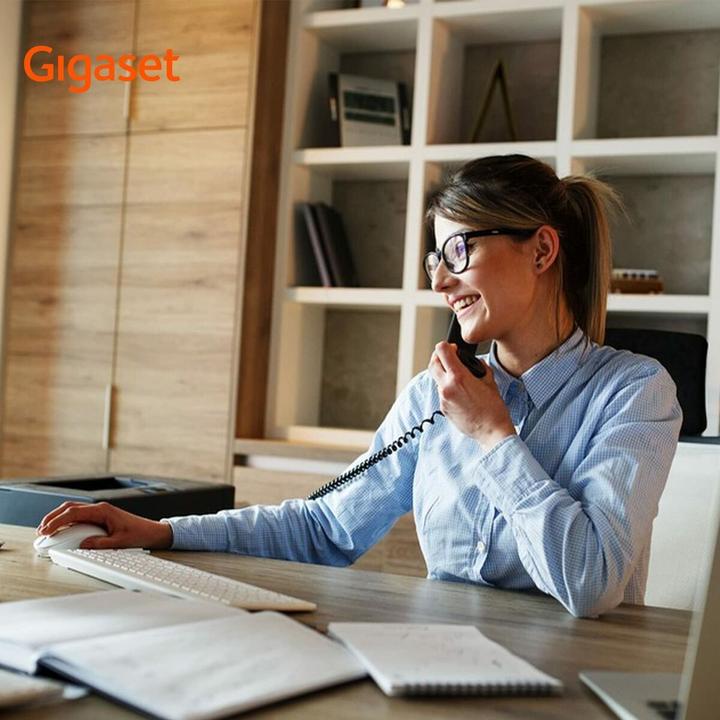 Actual product image Gigaset DESK 200 Analogue telephone Black