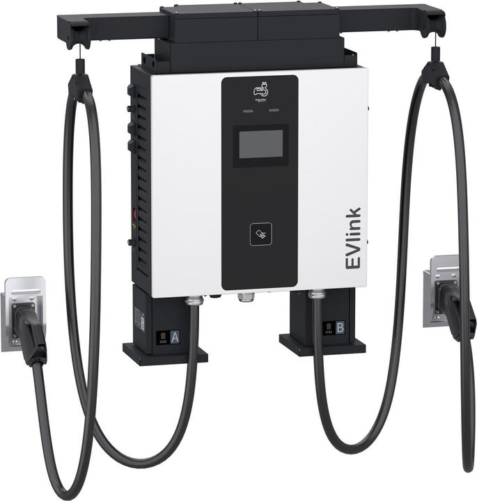 Actual product image Schneider Electric Pro DC Wallbox (Type 2, 60 kW, 200 A, Hard wired)