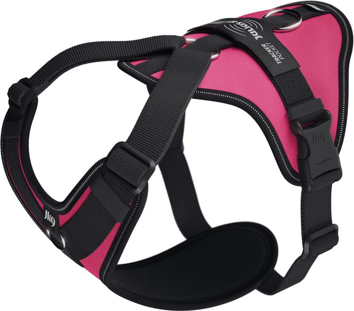 Actual product image Julius-K9 K9 Longwalk light sele w/trackerpocket,Dark pink,L (L, Dog, Dog sport)