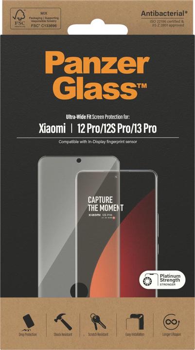 Actual product image PanzerGlass Case Friendly (1 Piece, Xiaomi 12S Pro, Xiaomi 13 Pro, Xiaomi 12 Pro)