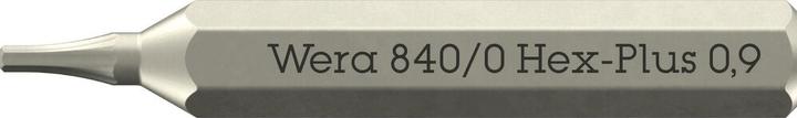 Produktbild Wera 840 Micro Bits Hex-Plus 0,9 x 30mm (Innensechskant)