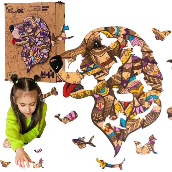 PuzzleOk Wooden Puzzle EKO 67 Faithful Sirko A4 PuzA4-01742