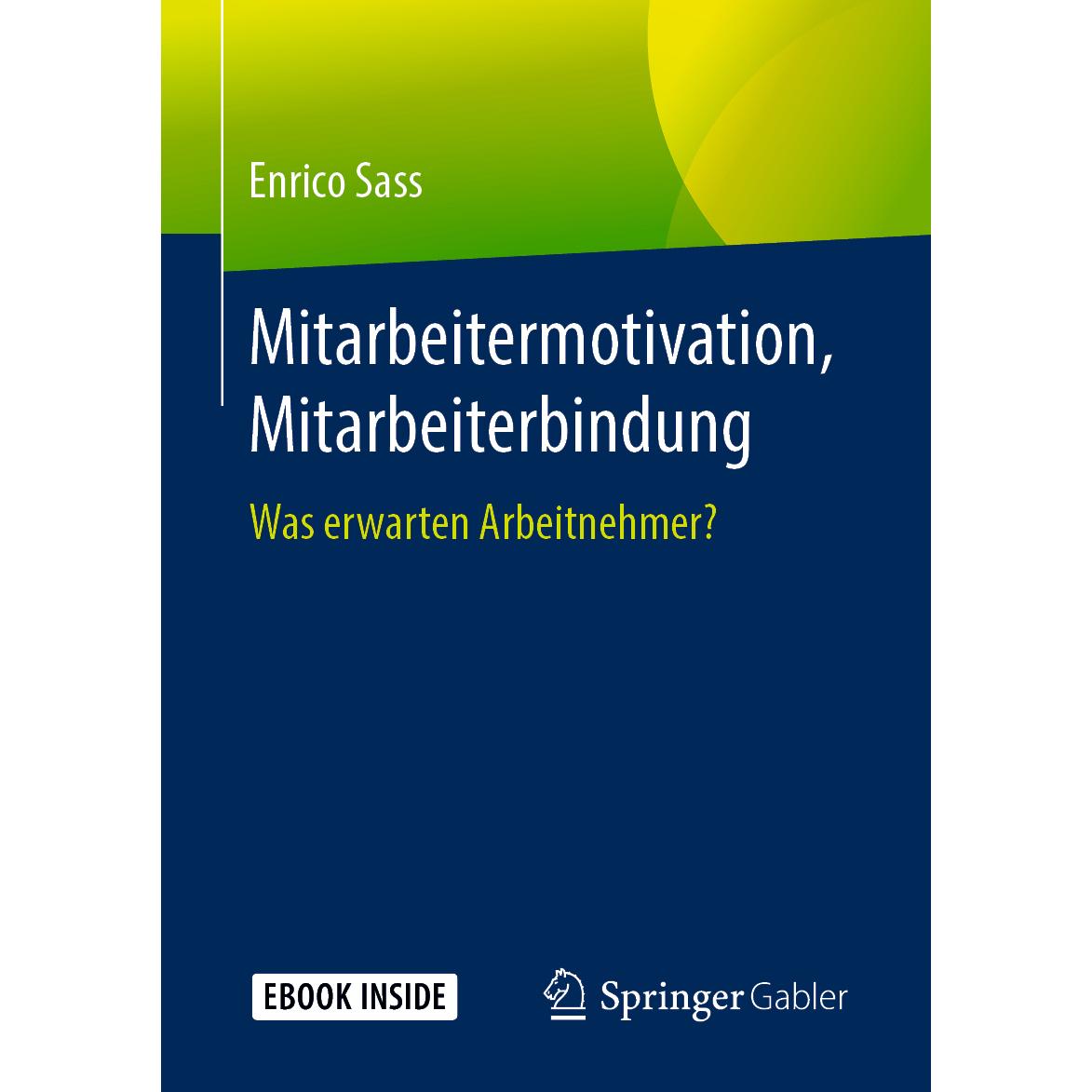 Springer Mitarbeitermotivation, Mitarbeiterbindung (Deutsch, Enrico Sass, 2019) (35151082)