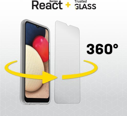 Actual product image OtterBox React + Glass Bundle - Kit (Samsung Galaxy A02s)