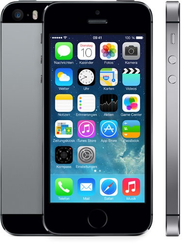 Produktbild Apple iPhone 5S (32 GB, Space Gray, 4", Single SIM, 8 Mpx, 4G)
