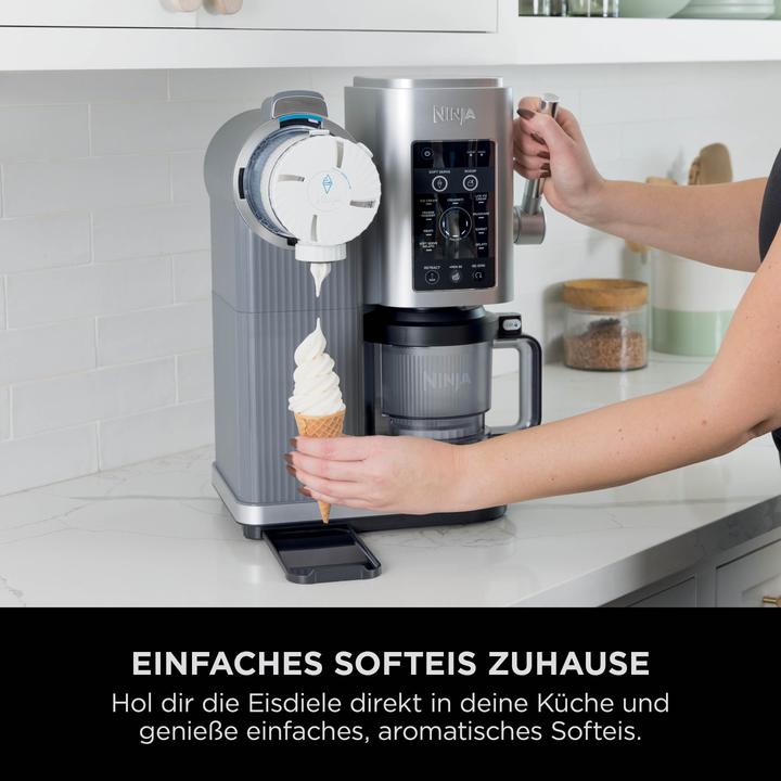 Actual product image Ninja Soft ice cream & ice cream maker Swirl by CREAMi 13-in-1 Space Gray