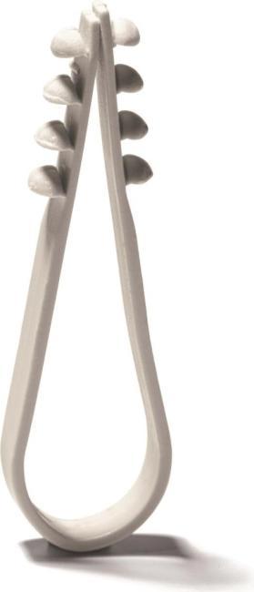 Produktbild Schnabl Dübelklemmschelle halogenfrei NW 3-13 DKS 3-13 H0 hellgrau