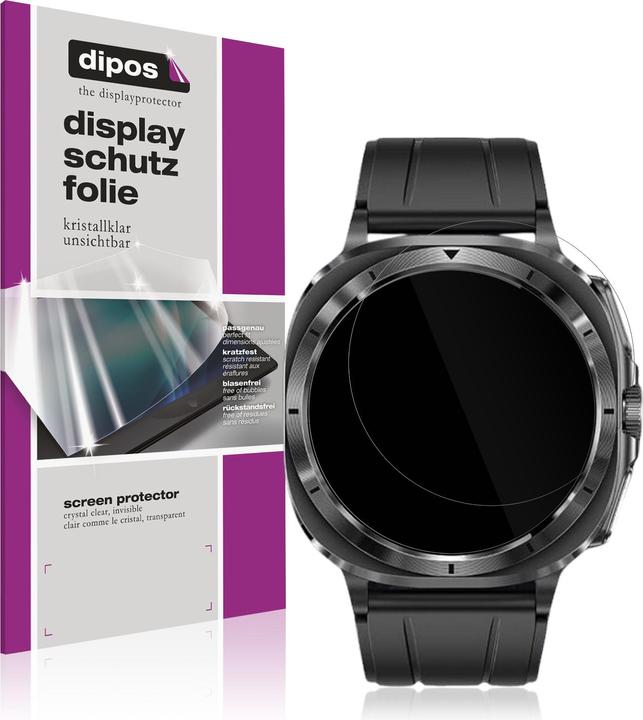 Actual product image Dipos Screen Protector Crystalclear for Marsyu E03 1.43 Zoll