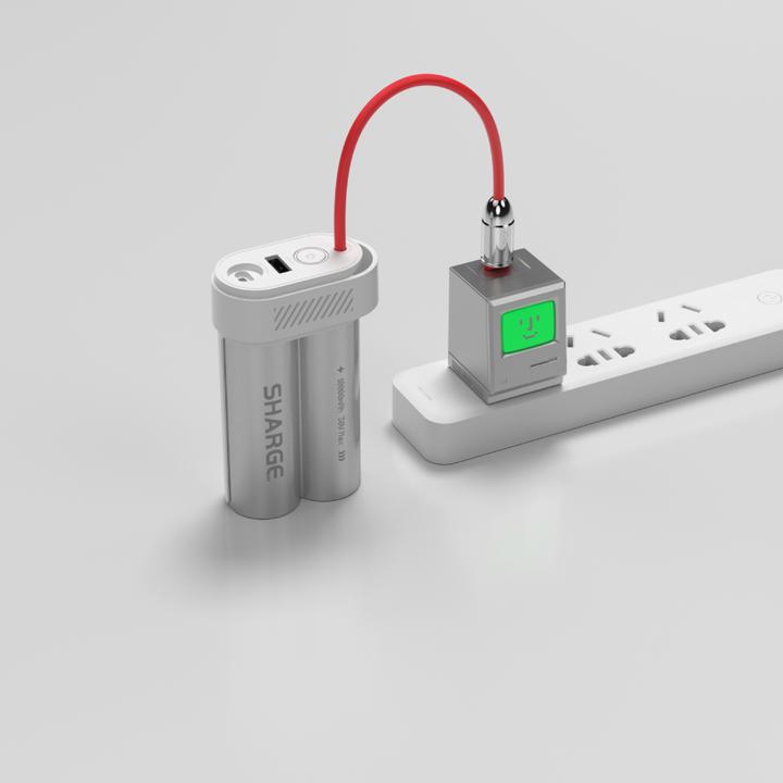 Actual product image Sharge Pouch Mini WHI (10000 mAh, 30 W, 35.57 Wh)