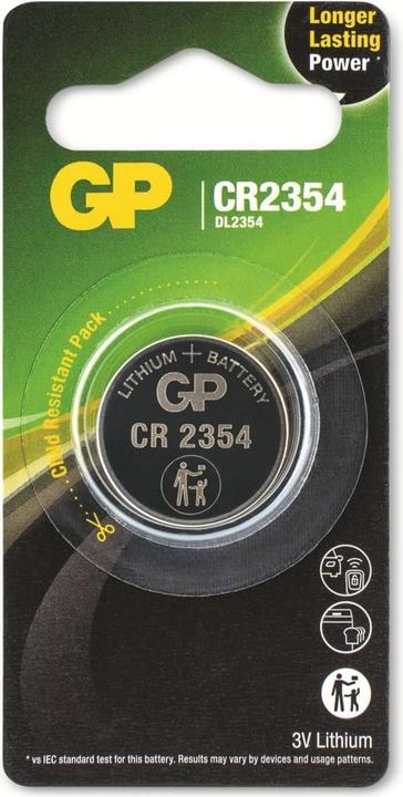 Produktbild GP Batteries GP Lithium-Knopfzelle CR2354 (1 Stk., CR2354, 560 mAh)