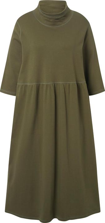 Produktbild Ulla Popken Jersey-Maxikleid, Stehkragen, 3/4-Arm (46, 48)
