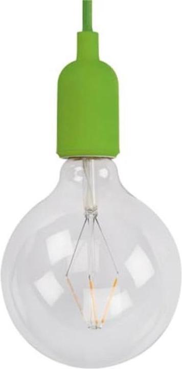 Image du produit Vellight Lampe Suspendue Design Avec Câble Textile - Vert (E27)
