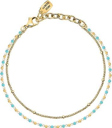 Actual product image La Petite Story Double Gold Plated Friendship Bracelet LPS05ARR96