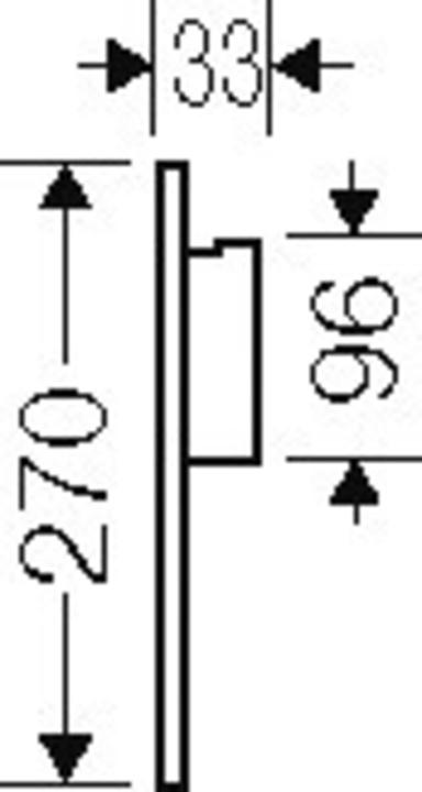 Produktbild Hensel Belüftungsflansch H270mm, Kst 11778000