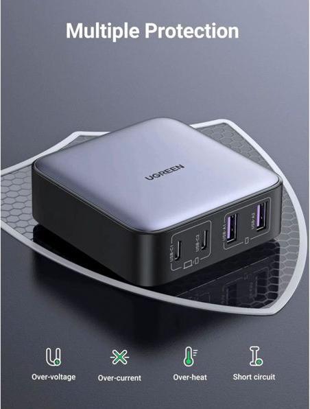 Produktbild Ugreen Nexode Desktop (65 W, 4 Ports)