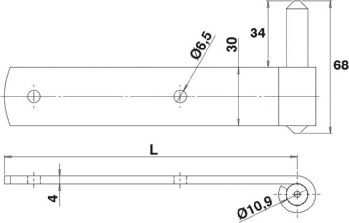 Produktbild Futterkloben 30x4mm Dorn 11mm