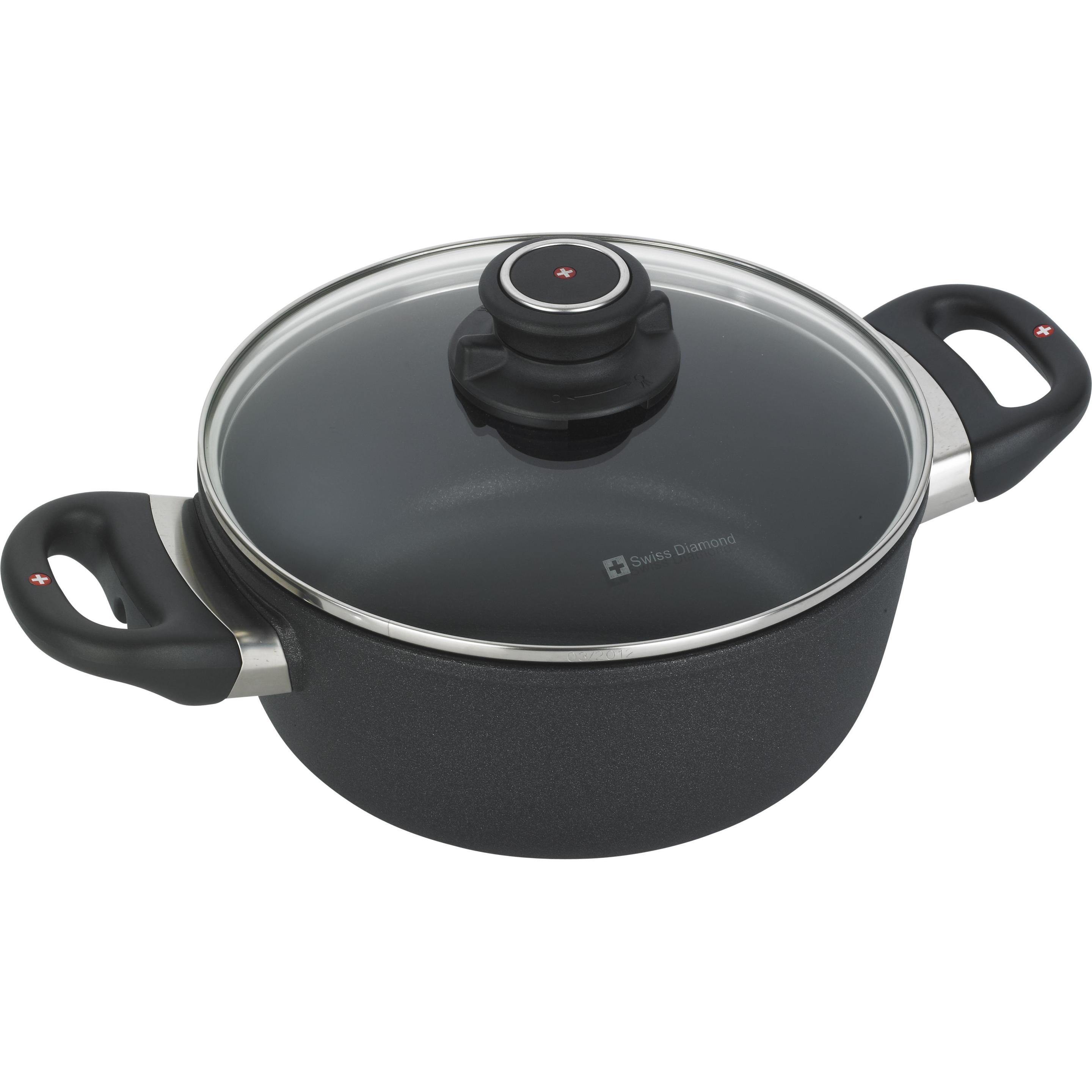 Swiss Diamond XDClassic, Pfanne + Kochtopf, Schwarz