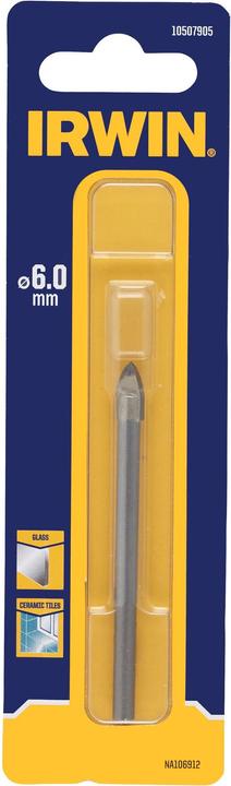 Actual product image Irwin 6mm glass and tile drill bit (10507905) (6 millimetres)