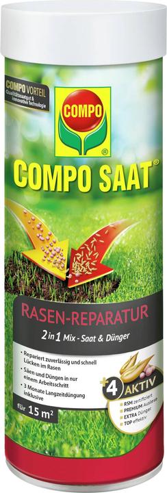 Image du produit Compo SAAT Mélange de réparation du gazon 1,2kg pour 50 m (Graines de plantes)
