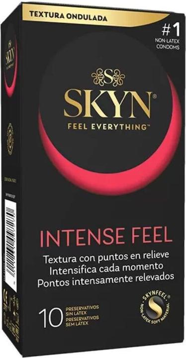 Bijoux Indiscrets Textuurcondoom met golvend design van Intense Feel, 10 stuks (10 Pcs.)
