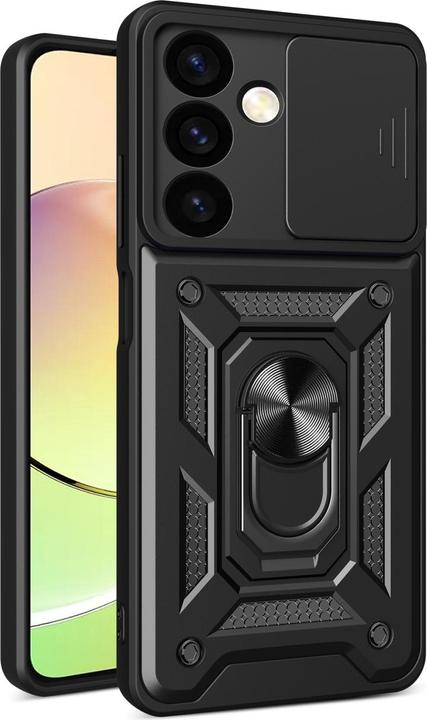 Produktbild Hurtel Hybrid Armor Camshield armored case for Samsung Galaxy A05s with camera cover - black (Samsung Galaxy A05s)