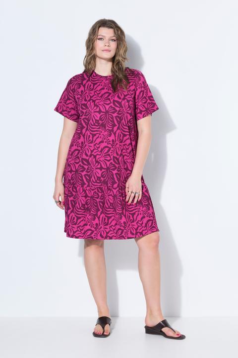 Produktbild Studio Untold Kleid, A-Shape, Flower-Print, weiter Halbarm (46)