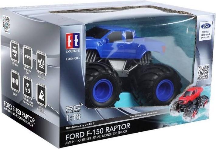 Actual product image Double Remote-controlled car (blue) Ford (Amphibious) E344-003