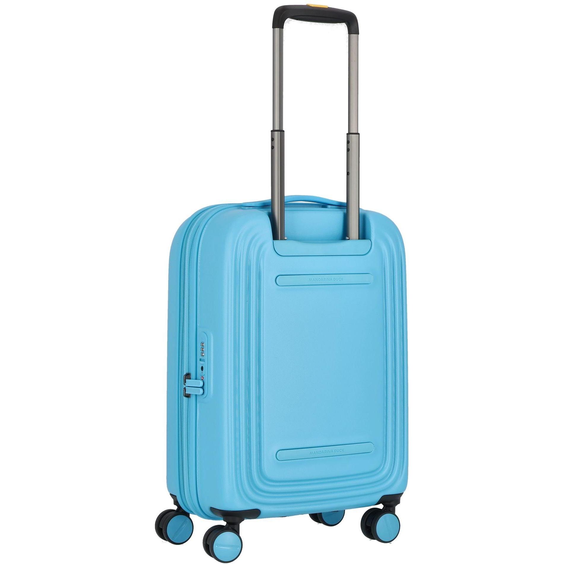 Thumbnail - Mandarina Duck, Koffer, Logoduck 4-Rollen Kabinentrolley 55 cm, Blau, (40 l, Handgepäck (bis 50l))