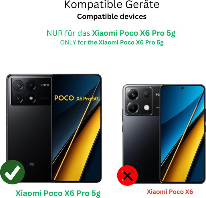 Produktbild Dipos Displayschutzfolie Antireflex (4 Stück, Xiaomi Poco X6 Pro)
