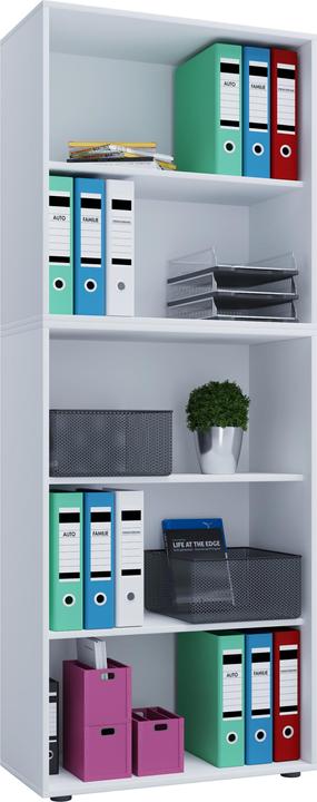 Actual product image VCM Wood office cabinet filing rack Lona 5 compartments (70 x 40 x 184 cm)