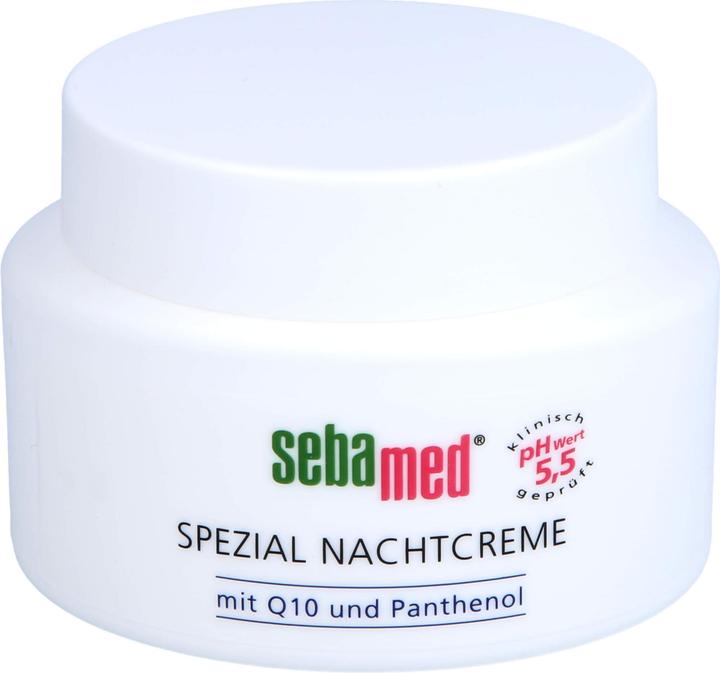 Actual product image Sebamed special night cream with Q10 and panthenol, 75 ml cream (75 ml, Night cream)