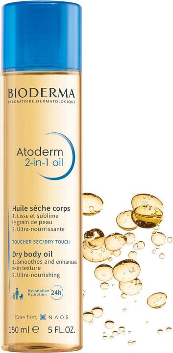 Actual product image Bioderma Atoderm huile de soin oil (Body oil, 150 ml)