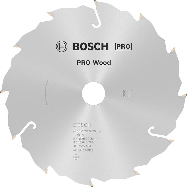 Actual product image Bosch Professional Zubehör PRO Wood circular saw blade, 160 x 2.2 x 20 mm