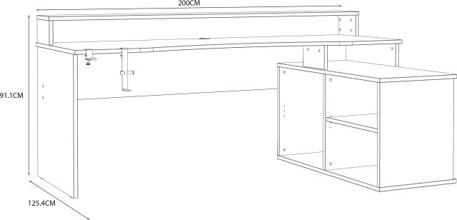 Actual product image Forte Tezaur (200 x 125.5 x 91 cm)