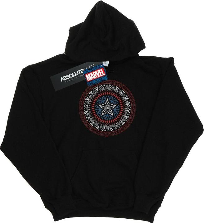 Produktbild Captain America Ornamental Shield Kapuzenpullover (S)