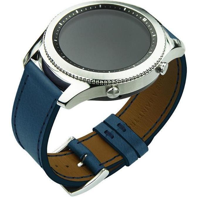 Noreve Lederarmband (22 mm, Cuir, Diverse), Uhrenarmband, Blau