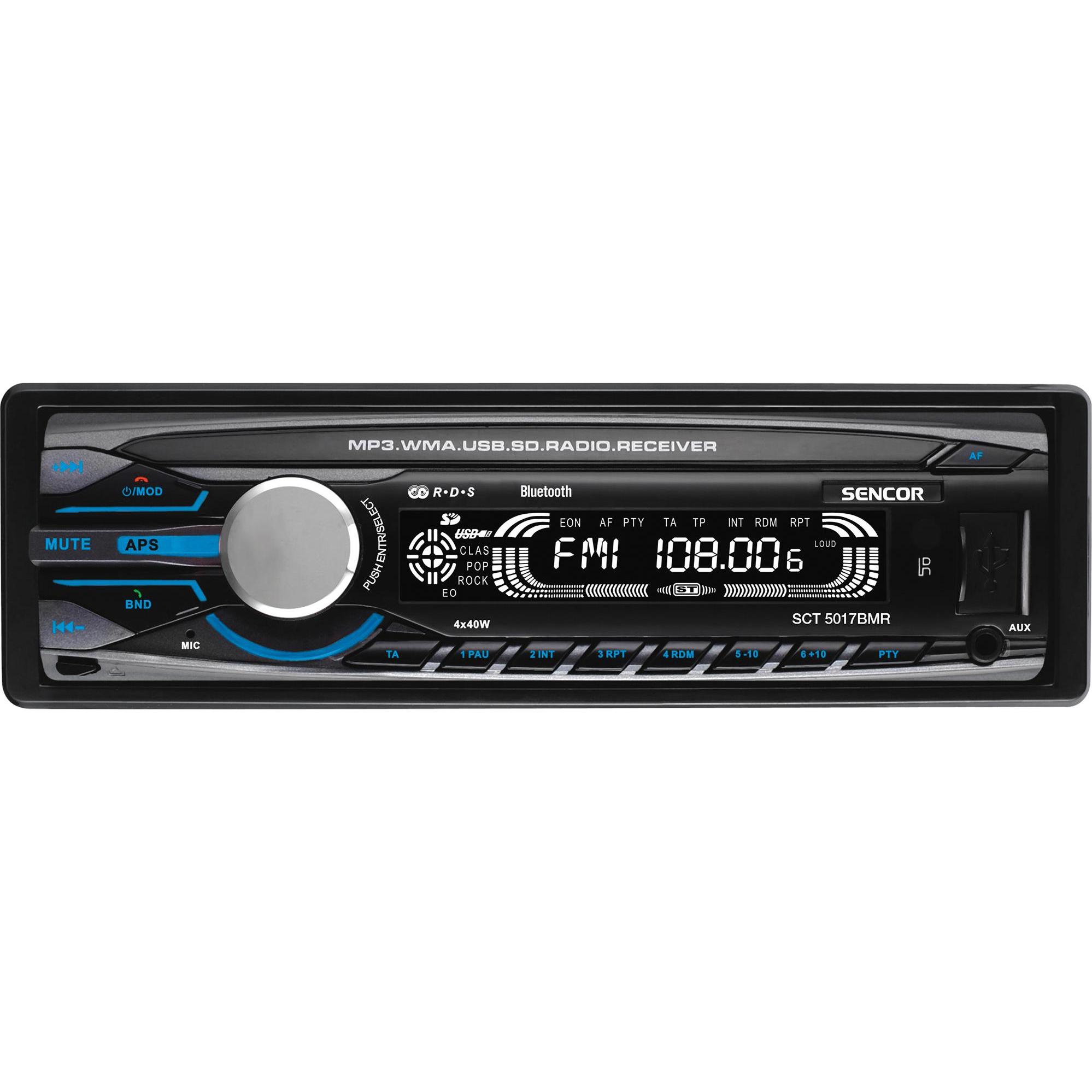 Sencor, Autoradio, SCT 5017BMR radio Car Digital Blue