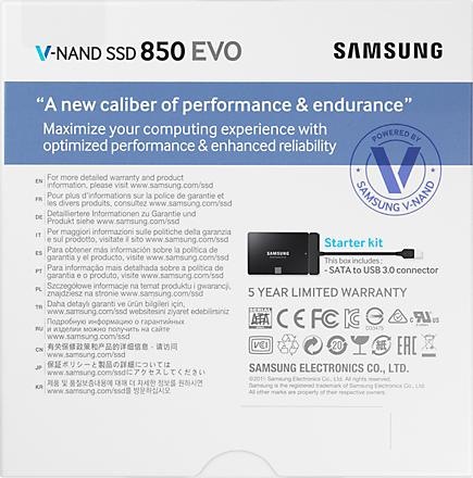 Actual product image Samsung 850 EVO Basic (250 GB, 2.5")