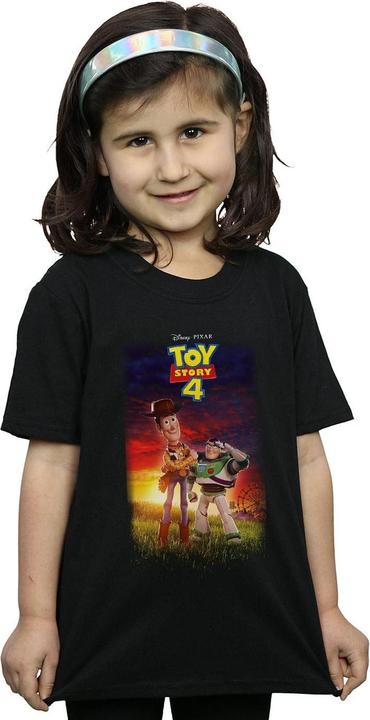 Produktbild Disney Toy Story 4 Buzz And Woody Poster TShirt Mädchen (128)