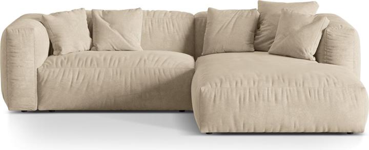 Image du produit Micadoni Canapé D'Angle Droit Modulaire, "Martina", 2 Places, 283x176x75 Fabriqué en Europe (Canapé modulaire, Canapé d'angle)