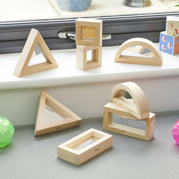 Actual product image TickiT 73376 Large mirror block, 8 pieces