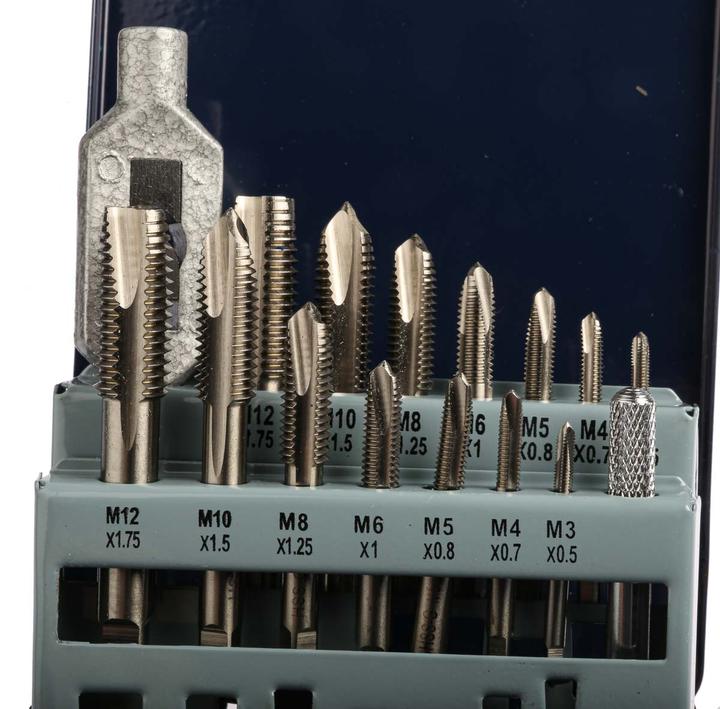 Produktbild Exact Einschnitt Gewindebohrer Sortiment M3-12