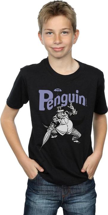 Actual product image Boys Penguin Mono Action Pose T-Shirt (128)