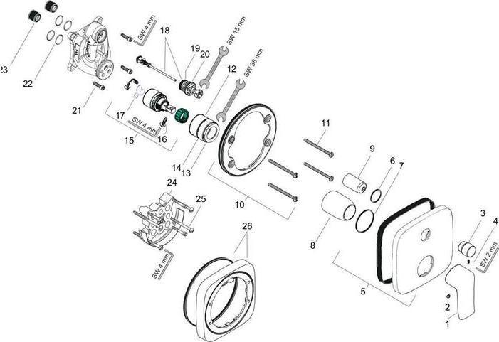 Image du produit hansgrohe Metris Chrome