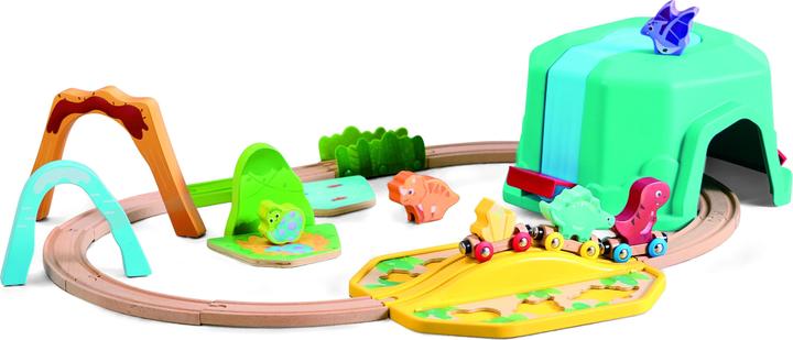 Actual product image Hape Dinosaur Train Bucket Set