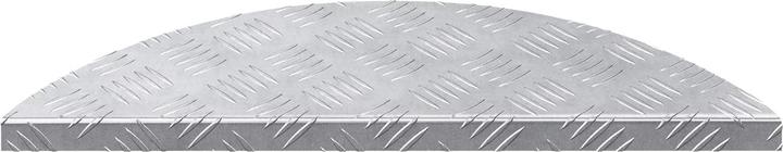 Actual product image vidaXL Aluminium Treppenstufen (60 x 18 cm)