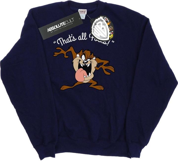 Produktbild Looney Tunes Taz That's All Folks Sweatshirt Mädchen (128)