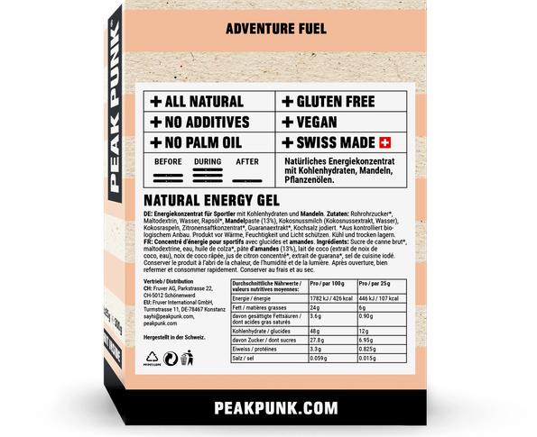 Produktbild Peak Punk Natural Energy Gel (Almond, Cream, 12 Stk., 300 g)